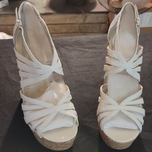 Brand New Nine West Allacess Cork Platform Sandals